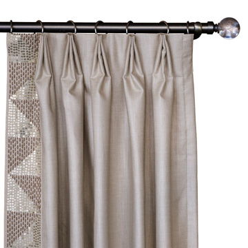 TERYN SEQUINED CURTAIN PANEL (RIGHT