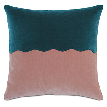 CHARLIE COLORBLOCK DECORATIVE PILLOW