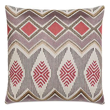 JOAQUIN EMBROIDERED DECORATIVE PILLOW