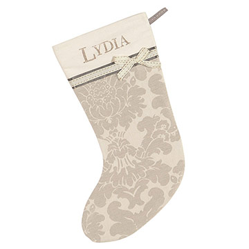 SILVER BELLS STOCKING