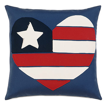 I LOVE THE USA OUTDOOR PILLOW