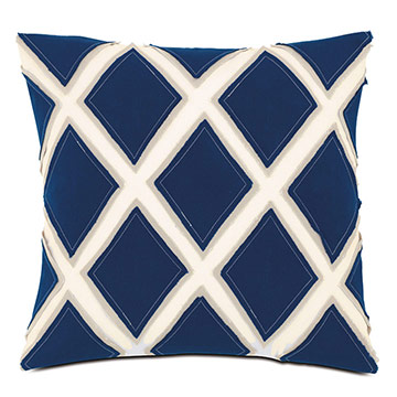 CRISS-CROSS OUTDOOR PILLOW