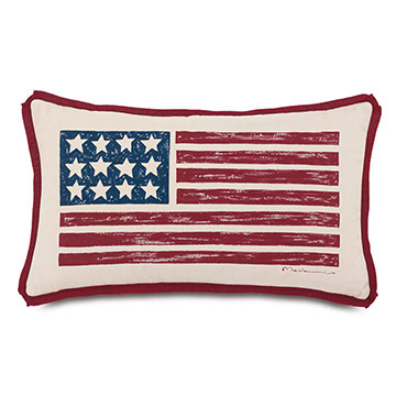 FOURTH OF JULY OUTDOOR PILLOW
