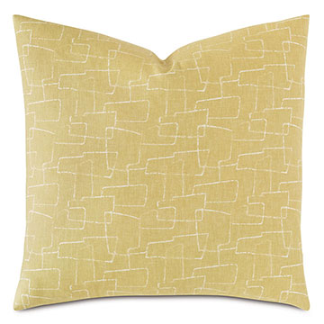 TWIN PALMS ABSTRACT DECORATIVE PILLOW