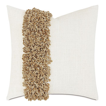 CABO LOOP FRINGE DECORATIVE PILLOW