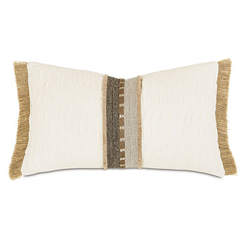 CABO GIMP DETAIL DECORATIVE PILLOW