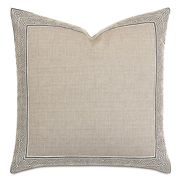 CARMEL MITERED BORDER DECORATIVE PILLOW