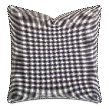 CARMEL HOUNDSTOOTH DECORATIVE PILLOW