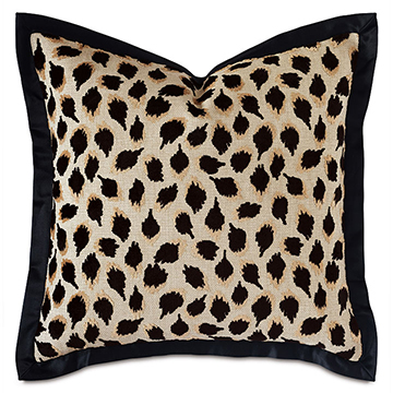 PARK AVENUE ANIMAL PRINT EURO SHAM