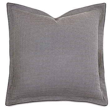 CARMEL HOUNDSTOOTH EURO SHAM