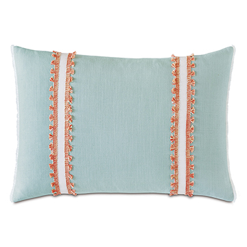 BIMINI FRILLY DECORATIVE PILLOW