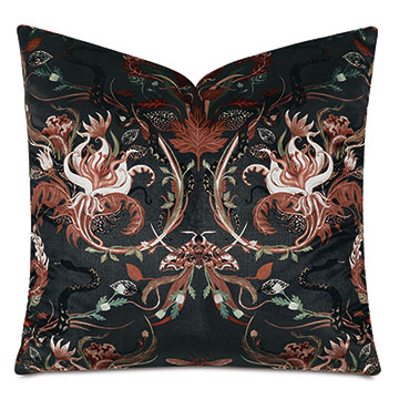 EDEN DECORATIVE PILLOW IN MIDNIGHT