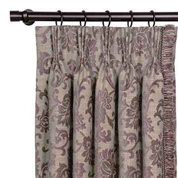 MICA GUNMETAL CURTAIN PANEL LEFT