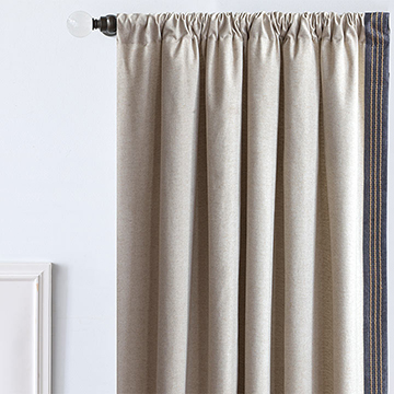 GREER LINEN CURTAIN PANEL (LEFT)