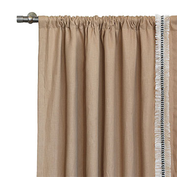 BREEZE SAND CURTAIN PANEL LEFT