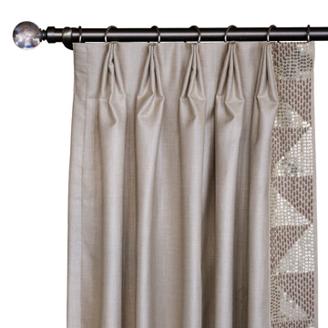 TERYN SEQUINED CURTAIN PANEL (LEFT)