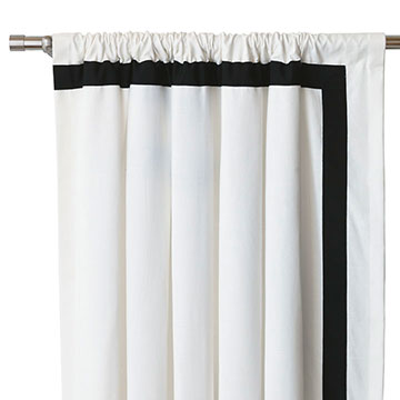 BALDWIN WHITE CURTAIN PANEL (L)