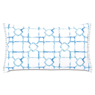 CASTAWAY LATTICE DECORATIVE PILLOW