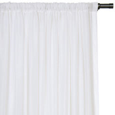 SADLER WHITE CURTAIN PANEL