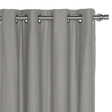 BREEZE SLATE CURTAIN PANEL