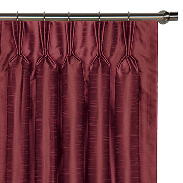 EDRIS CRANBERRY CURTAIN PANEL