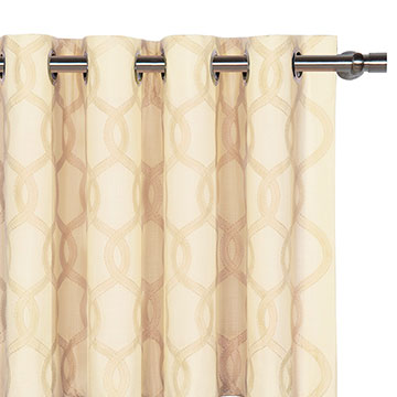 GRESHAM CREAM CURTAIN PANEL