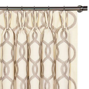 GRESHAM SUEDE CURTAIN PANEL