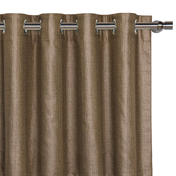 MERIDIAN MOCHA CURTAIN PANEL