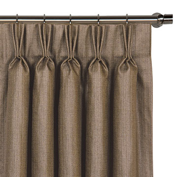 MERIDIAN MOCHA CURTAIN PANEL