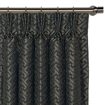 ROSCOE GRAPHITE CURTAIN PANEL