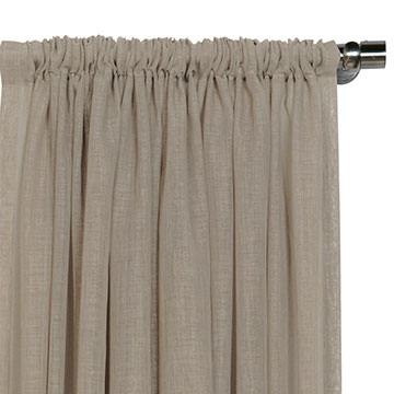 PALAPA MOCHA CURTAIN PANEL