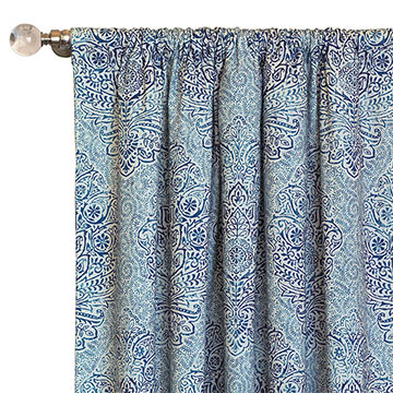 MARTINIQUE SAPPHIRE CURTAIN PANEL