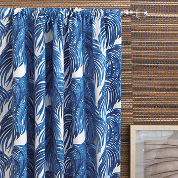 MALIA COBALT CURTAIN PANEL