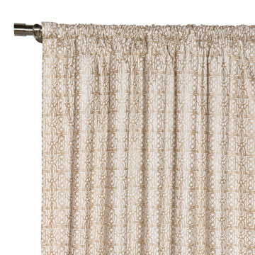 CORDOVA TAUPE CURTAIN PANEL