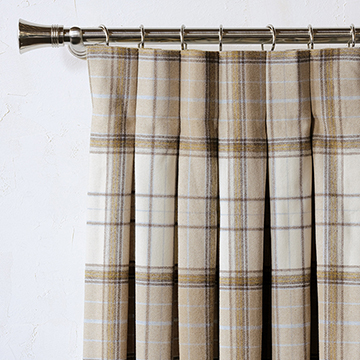 ALDRICH PLAID CURTAIN PANEL