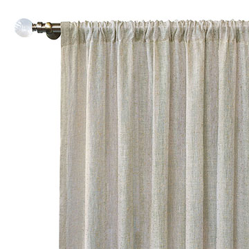 MARCEAU GOLD DOTTED CURTAIN PANEL