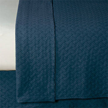 BRISEYDA INDIGO COVERLET (Q)