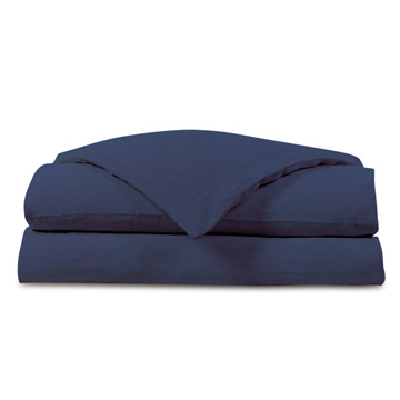 SHILOH INDIGO DUVET COVER (Q)