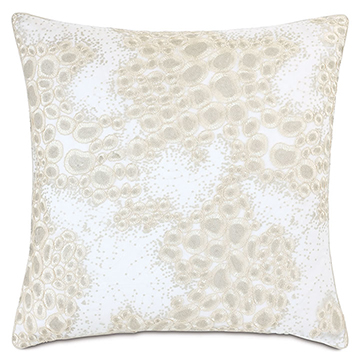 JOLENE METALLIC DECORATIVE PILLOW