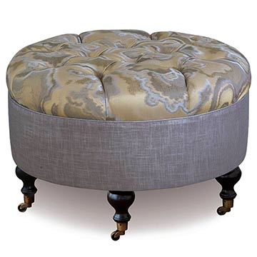 AMAL ROUND OTTOMAN