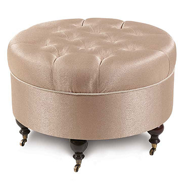 DUNAWAY FAWN ROUND OTTOMAN