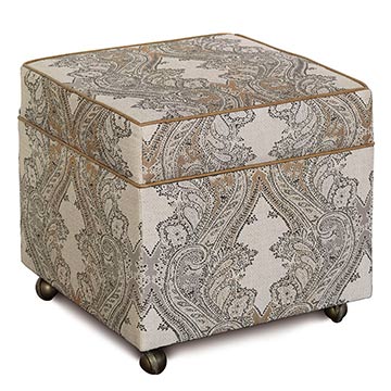 AIDEN STORAGE BOXED OTTOMAN