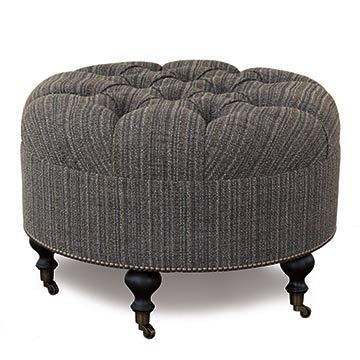 PARTON PEBBLE ROUND OTTOMAN