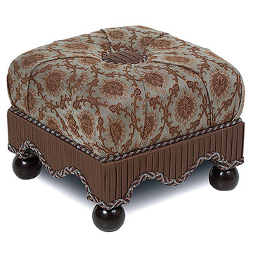 VENEZIA TEAL MEDIUM OTTOMAN