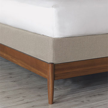 GREER LINEN BOX SPRING COVER (Q)