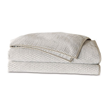 CUSTER LINEN COVERLET (Q)