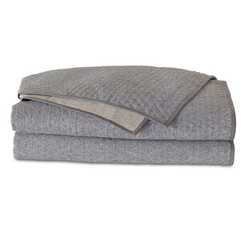 BOWEN SLATE COVERLET (Q)