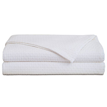 ALBANY WHITE COVERLET (Q)