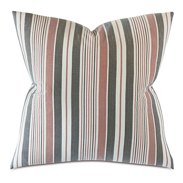 CHILMARK STRIPED EURO SHAM