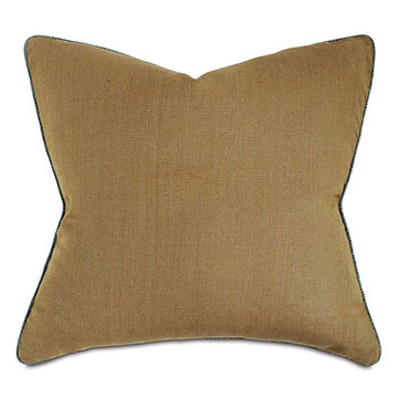 TRILLIUM SOLID EURO SHAM IN GOLD